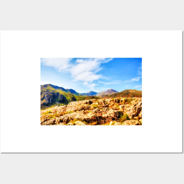 Mount Snowden And Snowdonia National Park Wall Art by tommysphotos
